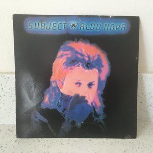 Aldo Nova "Subject" Poster Flat Square Promo (1983)